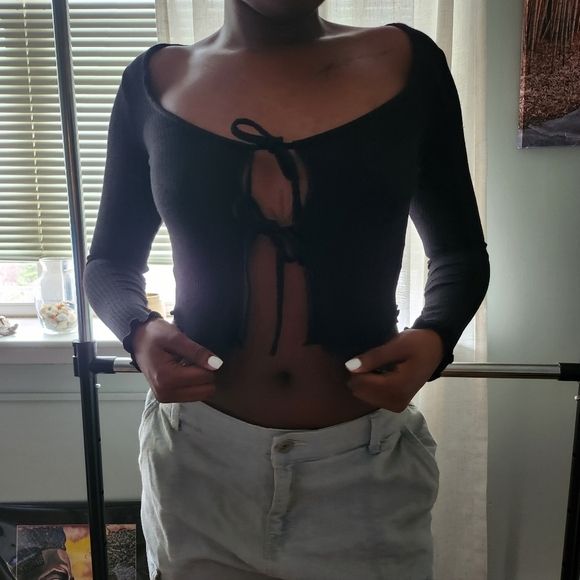 Garage Tops - Garage Peek a boo crop top